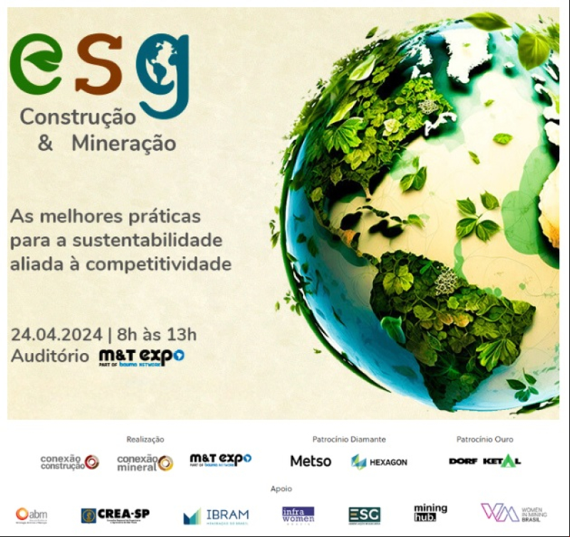 Fórum ESG na Construção e Mineração - Auditório da M&T Expo 2024