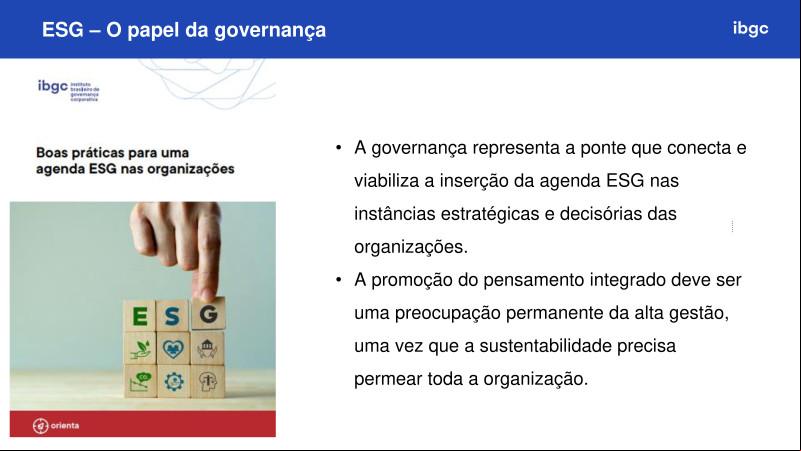 Fórum ESG na Construção e Mineração - 24/04/2024 - IBGC