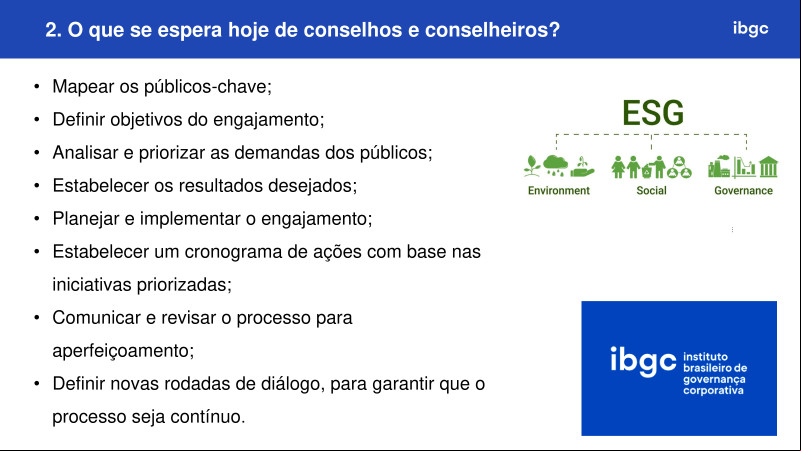 Fórum ESG na Construção e Mineração - 24/04/2024 - IBGC