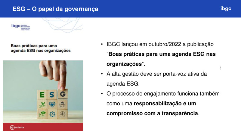 Fórum ESG na Construção e Mineração - 24/04/2024 - IBGC